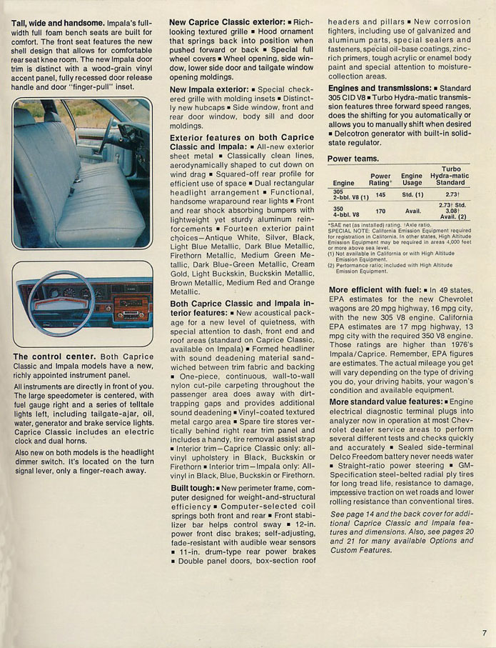 1977 Chevrolet Wagons Brochure Page 3